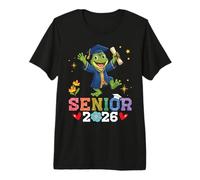 Senior 2026 Graduation Frog Class of 2026 Scholar Graduate Premium T-Shirt