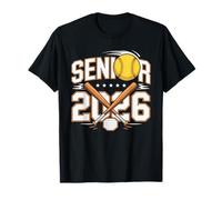 Senior 2026 Softball Player Graduation Pride T-Shirt