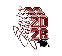 Senior 2026 Sticker - Fun Waterproof Vinyl Stickers for Adults, Water Bottle Stickers, Laptop Sticker, Phone Case, Durable Decal Set (3PCS,3")