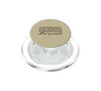 Senior 2027 Band Mom Leopard Trumpet Music Graduate PopSockets PopGrip for MagSafe