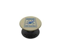 Senior 2027 Band Mom Trumpet Music Notes Postage Stamp PopSockets Adhesive PopGrip