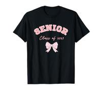 Senior 2027 Coquette Bow Graduation Class of 2027 T-Shirt