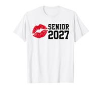 Senior 2027 Kiss My Class Goodbye Class of 2027 Grad 2 Sided T-Shirt