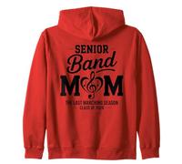 Senior Band Mom Class of 2026 The Last Marching Season Zip Hoodie