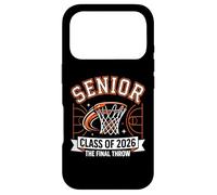 Senior Basketball Class of 2026 The Final Throw Graduation Case for iPhone 17 Pro