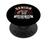 Senior Basketball Class of 2026 The Final Throw Graduation PopSockets Adhesive PopGrip
