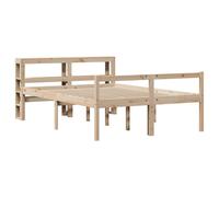 Senior Bed with Headboard Children Bed Frame Bunk Bed Solid Wood Pine vidaXL