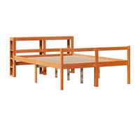 Senior Bed with Headboard Children Bed Frame Bunk Bed Solid Wood Pine vidaXL