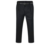 Senior Boys Sturdy Fit Trousers Black Medium Inside Leg 29in
