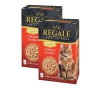 Senior Cat Food 6pk x Pack of 2 - Chicken Terrine - Made With 100% Natural Ingredients and Grain Free - Contains Added Vitamins and Minerals to Help Promote Your Cat's Health and Wellbeing