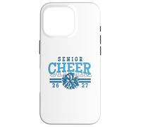 Senior Cheer 2027 Class Team Spirit School Blue Pride Case for iPhone 16 Pro