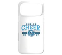 Senior Cheer 2027 Class Team Spirit School Blue Pride Case for iPhone 17 Pro Max