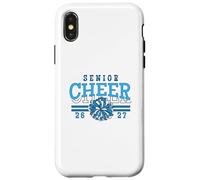 Senior Cheer 2027 Class Team Spirit School Blue Pride Case for iPhone X/XS