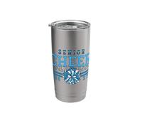 Senior Cheer 2027 Class Team Spirit School Blue Pride Stainless Steel Insulated Tumbler