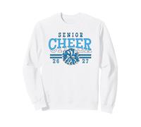 Senior Cheer 2027 Class Team Spirit School Blue Pride Sweatshirt
