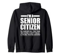 Senior Citizen Elderly Retirement Senior Discount Zip Hoodie