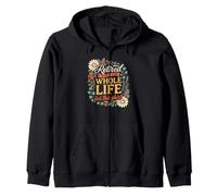 Senior Citizen Retired I Worked My Whole Life For This Zip Hoodie