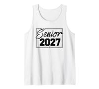 Senior Class of 2027 Cool High School College Graduation Tank Top