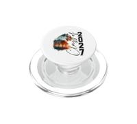 Senior Class Of 2027 Cool Tiger High School College Grad PopSockets PopGrip for MagSafe