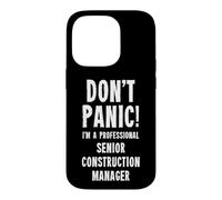 Senior Construction Manager Case for iPhone 14 Pro