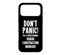 Senior Construction Manager Case for iPhone 17 Pro Max