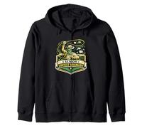 Senior Context Cowboy Funny AI Zip Hoodie