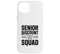 Senior Discount Squad Team Humor for Seniors Case for iPhone 14 Plus