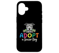 Senior Dog Adoption. Adopt a Senior Dog. Cute Rescue Case for iPhone 16