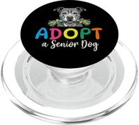 Senior Dog Adoption. Adopt a Senior Dog. Cute Rescue PopSockets PopGrip for MagSafe
