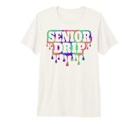 Senior Drip 12th Grade Grad Graduating Seniors Graduation Premium T-Shirt