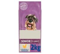 Senior Dry Dog Food Chicken 2kg - Tailored Nutrition With Omega 3 Fatty Acids, Antioxidants, Selected Natural Ingredients and a Natural Prebiotic - Without Any Added Artificial Colours, Flavours