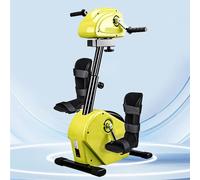 Senior Exercise Bike for Arms and Legs - Pedal Exerciser Machine with 10 Resistance Levels & Wireless Remote, Home Fitness Equipment for Elderly Adults, Low-Impact Cardio Worko Green + Arm/Leg Guards
