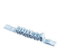 Senior Fitness Resistance Band with 8/10/12 Adjustable Loops, ide Supportive Design for Back/Leg Therapy, Home Physical Therapy Equipment(Light blue 12)