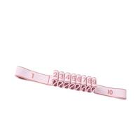 Senior Fitness Resistance Band with 8/10/12 Adjustable Loops, ide Supportive Design for Back/Leg Therapy, Home Physical Therapy Equipment(Light Pink 10)