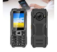 Senior Flip Phone - 2.4" Display, Basic Cell Phone for The Elderly,High-Contrast Keys, Loud & Clear Sound, HD Voice, SOS Button, Talking Numbers, FM Radio, MP3, Torch,Black