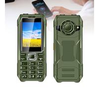 Senior Flip Phone - 2.4" Display, Basic Cell Phone for The Elderly，High-Contrast Keys, Loud & Clear Sound, HD Voice, SOS Button, Talking Numbers, FM Radio, MP3, Torch,Green