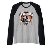 Senior Football Dad Father The Final Quarter 2026 Game Day Raglan Baseball Tee