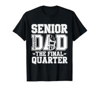 Senior Football Dad Father The Final Quarter 2026 Game Day T-Shirt