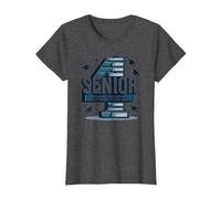 Senior: Freshman was Four Years Ago - Graduation Gift T-Shirt, Women, Dark Heather Grey, XXL