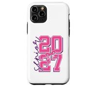 Senior graduate Class 2027 the final year pink fpr girls Case for iPhone 11 Pro