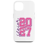 Senior graduate Class 2027 the final year pink fpr girls Case for iPhone 13
