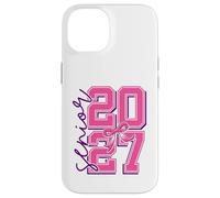 Senior graduate Class 2027 the final year pink fpr girls Case for iPhone 14