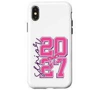 Senior graduate Class 2027 the final year pink fpr girls Case for iPhone X/XS