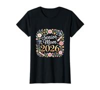 Senior Mom Class 2026 Graduation Floral T-Shirt