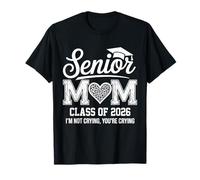 Senior Mom Class of 2026 Senior Mama 2026 Graduation Leopard T-Shirt