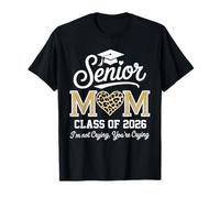 Senior Mom Class of 2026 Senior Mama 2026 Graduation Leopard T-Shirt