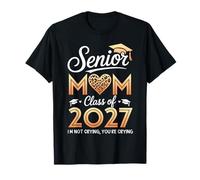 Senior Mom Class of 2027 Senior Mama 2027 Graduation Leopard T-Shirt