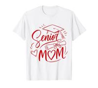 Senior Mom Class of 2027 Senior Mama 2027 Graduation Leopard Value Graphic T-Shirt