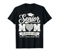 Senior Mom Class of 2027 Senior Mama 2027 Leopard Graduation Value Graphic T-Shirt