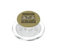 Senior Mom The Final Quarter Basketball Leopard Coquette PopSockets PopGrip for MagSafe